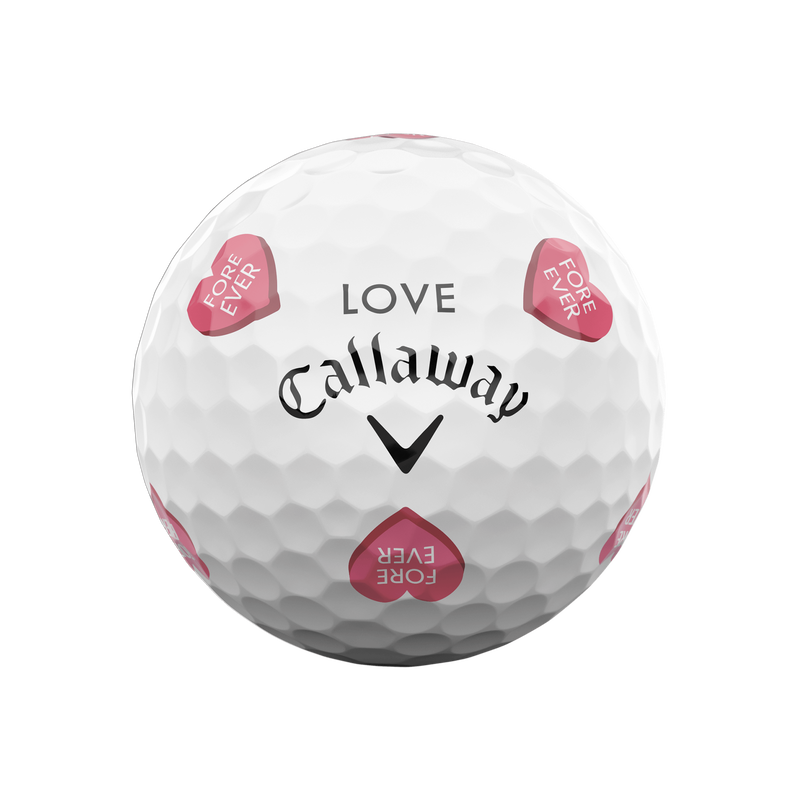 Chrome Tour Valentine’s Golf Hearts Golf Balls - View 8