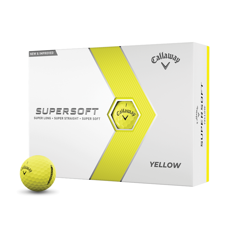 Callaway Supersoft Yellow, Golf Balls