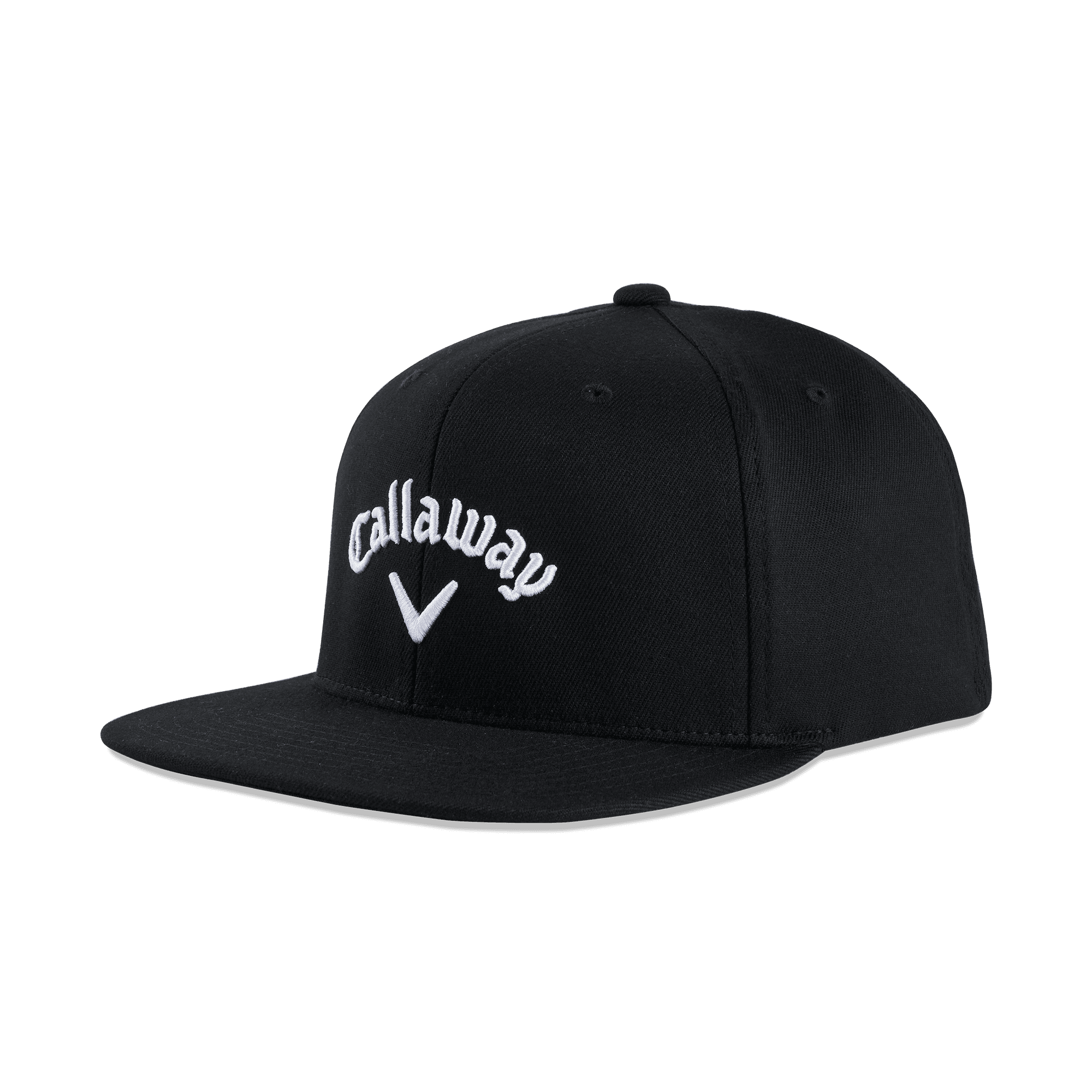Callaway Men's Flat Bill Golf Hat, Black