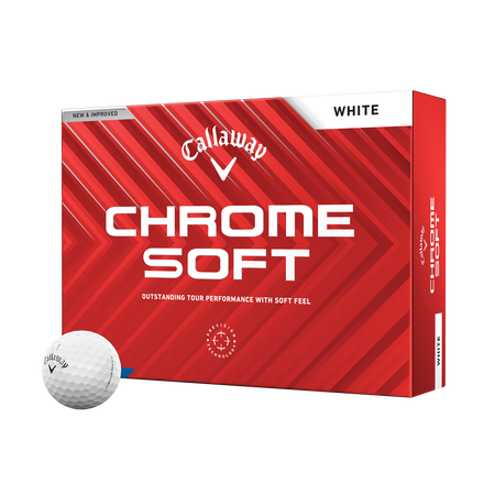 Chrome Soft Custom Logo Golf Balls