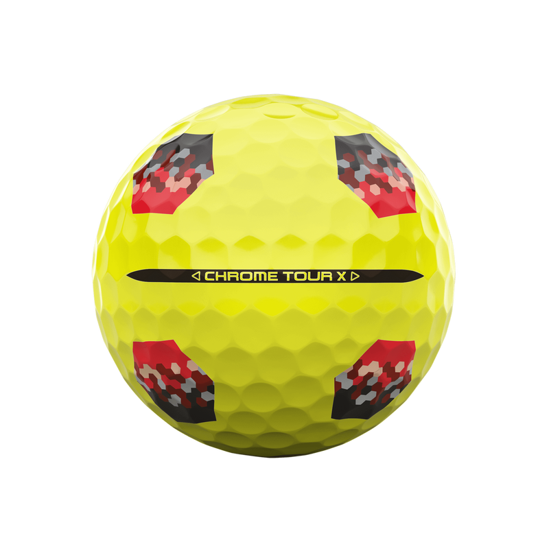 Chrome Tour X TruTrack Yellow Golf Balls - View 4