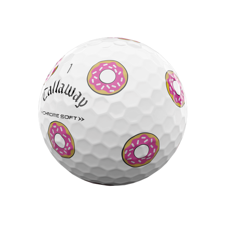 Limited Edition Chrome Soft Truvis Donut Golf Balls