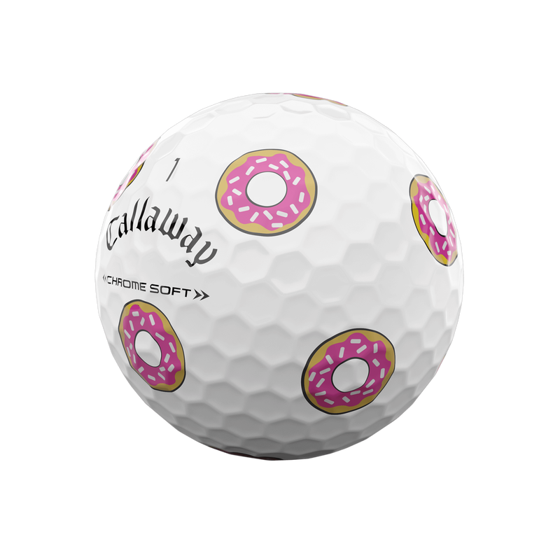 Limited Edition Chrome Soft Truvis Donut Golf Balls - View 1