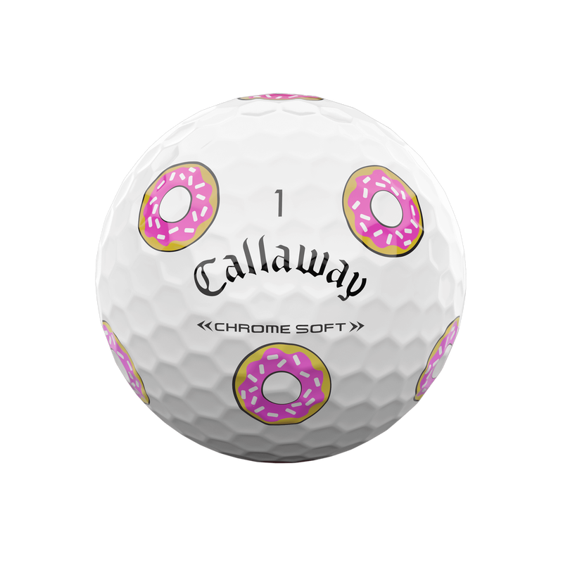 Limited Edition Chrome Soft Truvis Donut Golf Balls - View 2