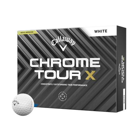 Chrome Tour X Custom Logo Golf Balls