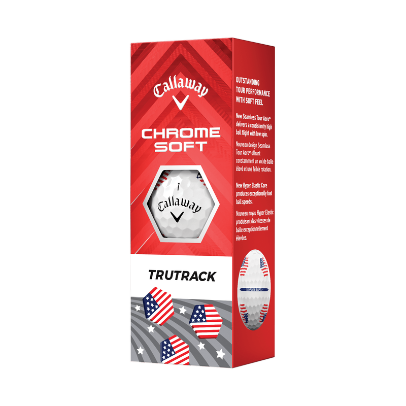 Chrome Soft USA TruTrack Golf Balls - View 5