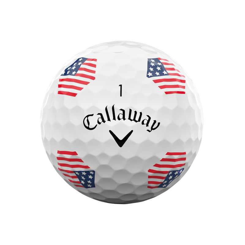 Chrome Soft USA TruTrack Golf Balls - View 3