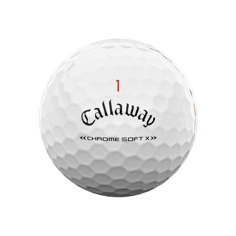 Limited Edition Chrome Soft X 22 Triple Track 'Good Good' Golf Balls - View 3