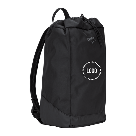 Clubhouse Drawstring Logo Backpack