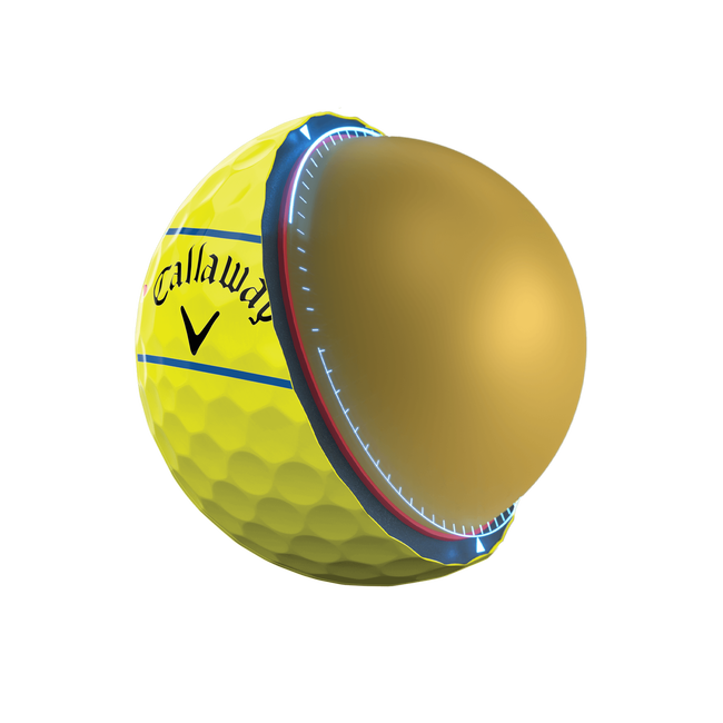 Chrome Tour 360 Triple Track Yellow Golf Balls | Callaway Golf ...