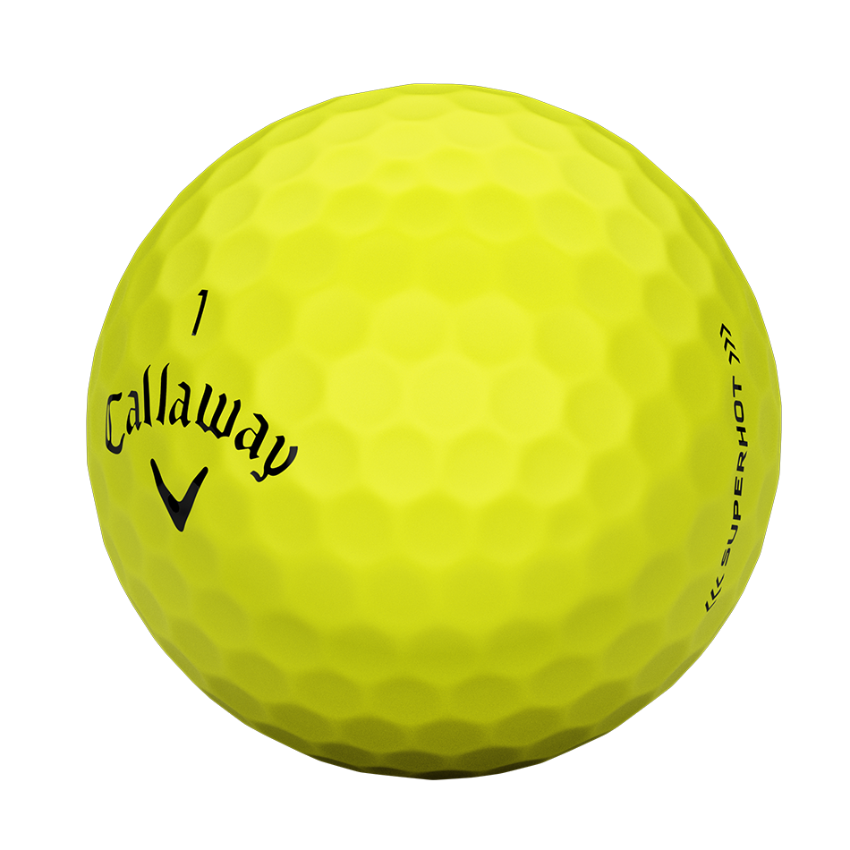 Callaway The Superhot Bold Matte Yellow 15Pack Golf Balls
